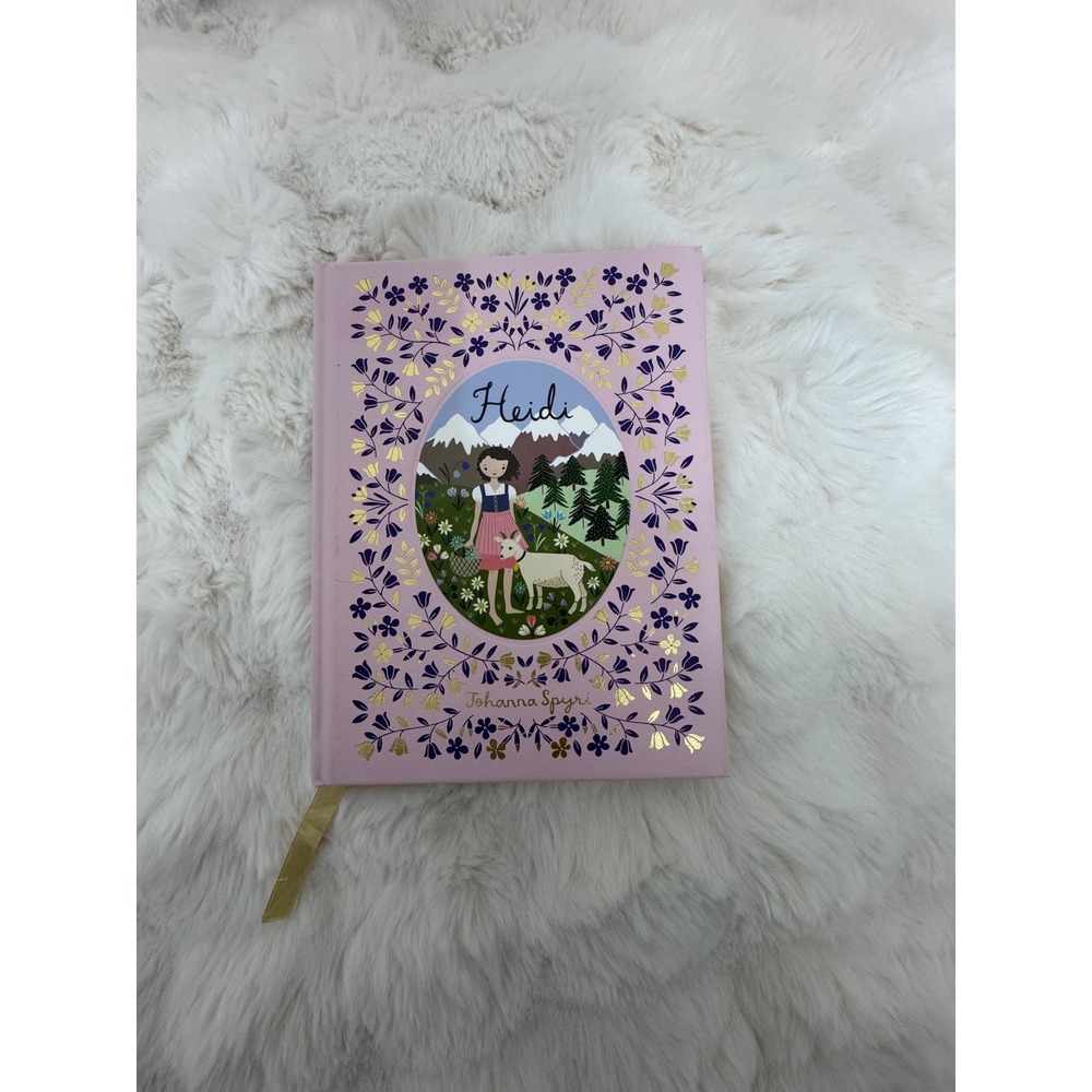Barnes & Noble Heidi Johanna‎ Spyri Collectible Pink Leather Bound Gilt Edges